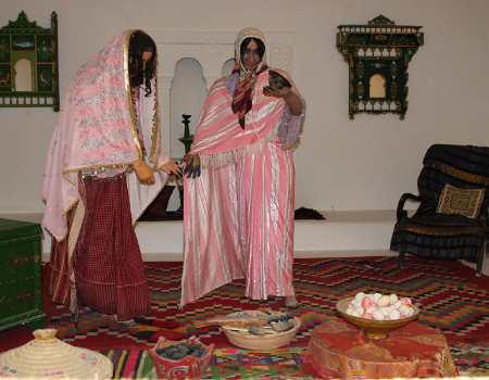 Cérémonie du passage au-dessus des poissons